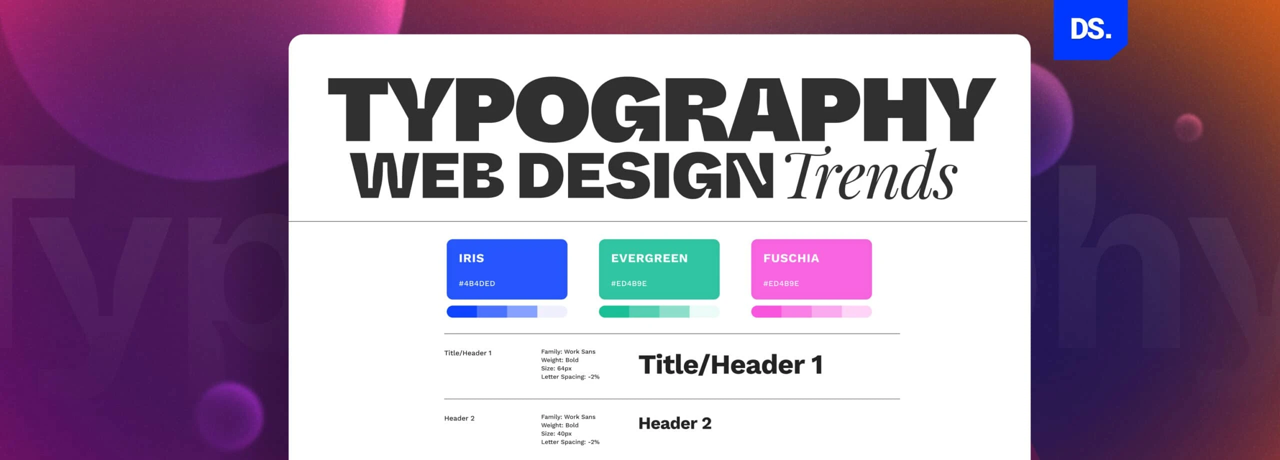 Typography Font Trends in Web Design 2025