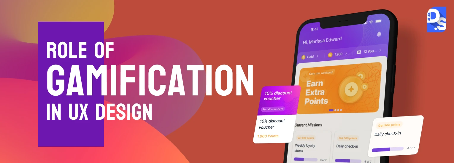 Gamification in UX Design Concept